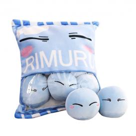 Plush Pillow with plastic window filled plush toys