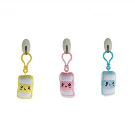 Custom plush toy keychain Plush key chains with expression high quality keychains wholesale manufacturer