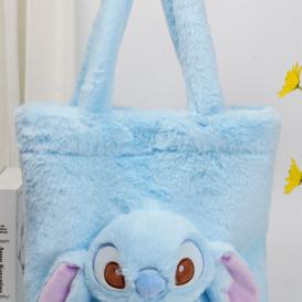 Blue Stitch Plush HandBag - 副本